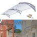 Zeny 80''x 40'' Window Awning Outdoor Polycarbonate Front Door Patio Cover Canopy   
